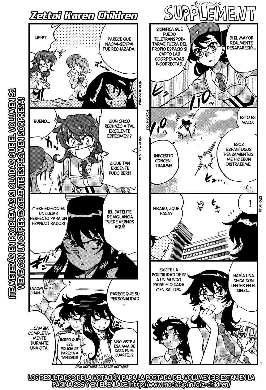 Zettai Karen Children Capitulo 317 página 2