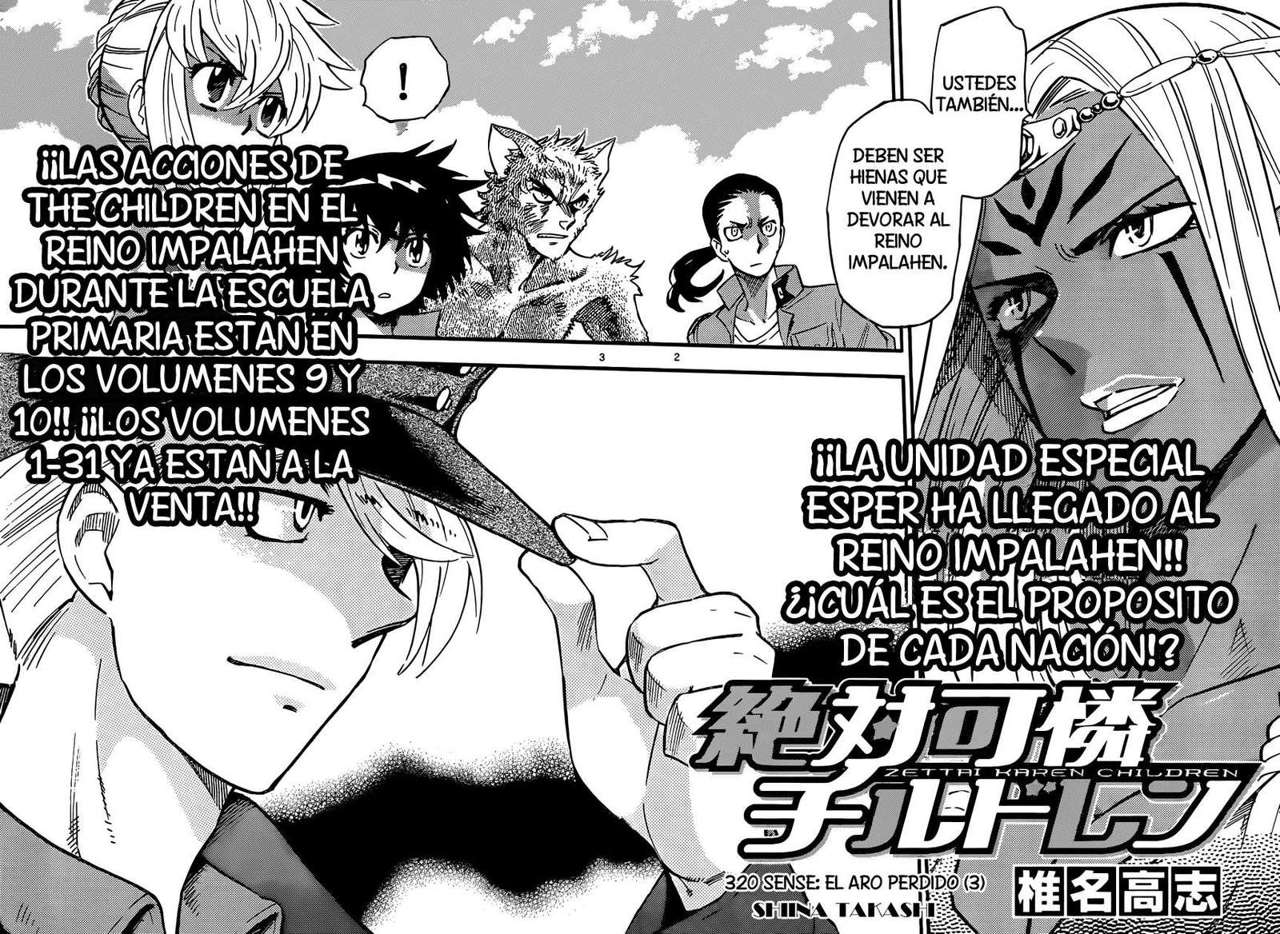 Zettai Karen Children Capitulo 320 página 3