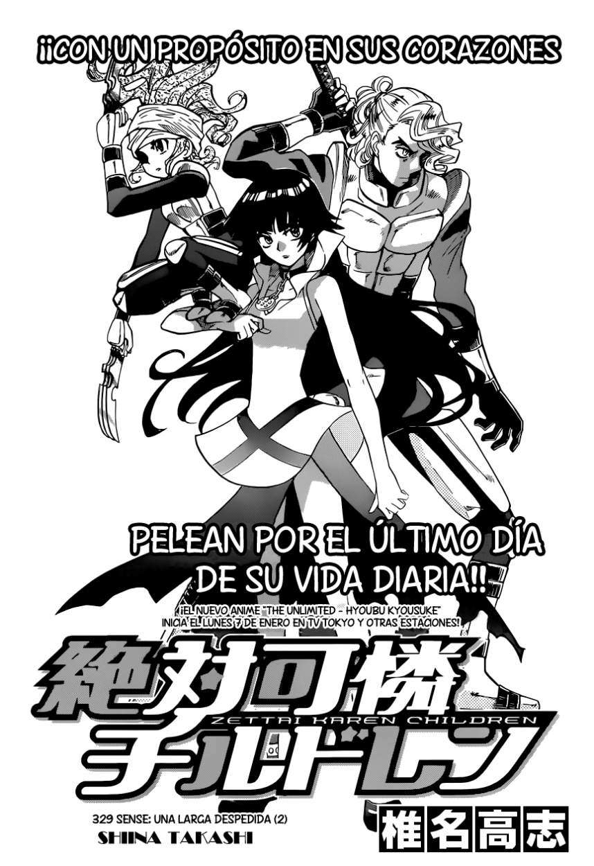 Zettai Karen Children Capitulo 329 página 3