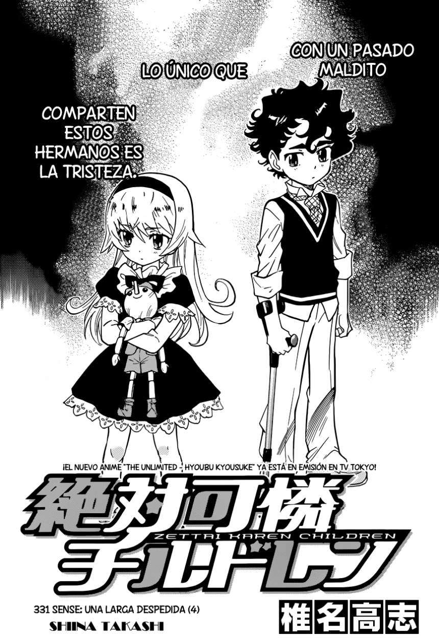 Zettai Karen Children Capitulo 331 página 3