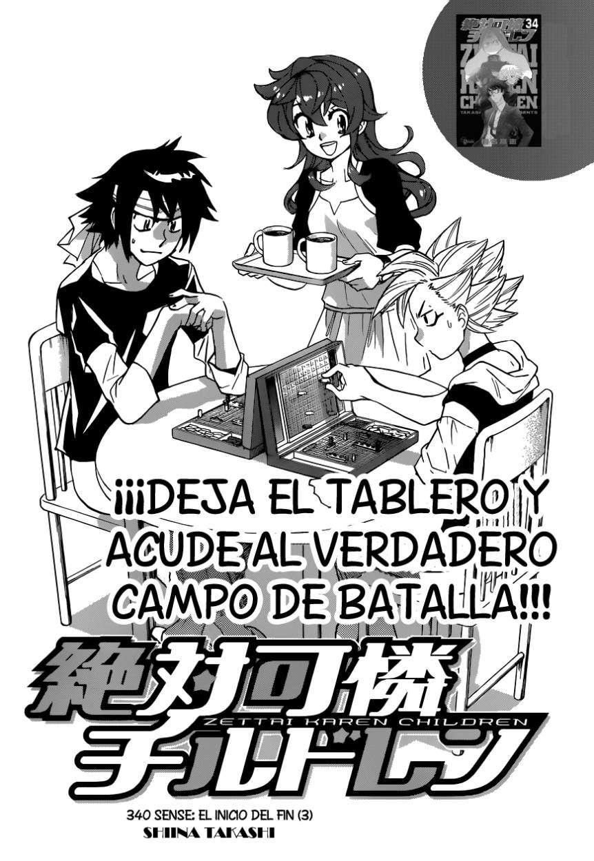 Zettai Karen Children Capitulo 340 página 3