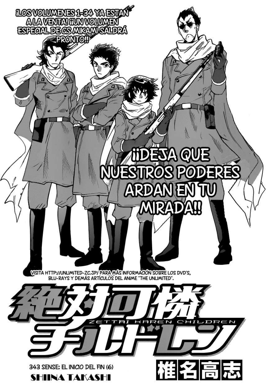 Zettai Karen Children Capitulo 343 página 3