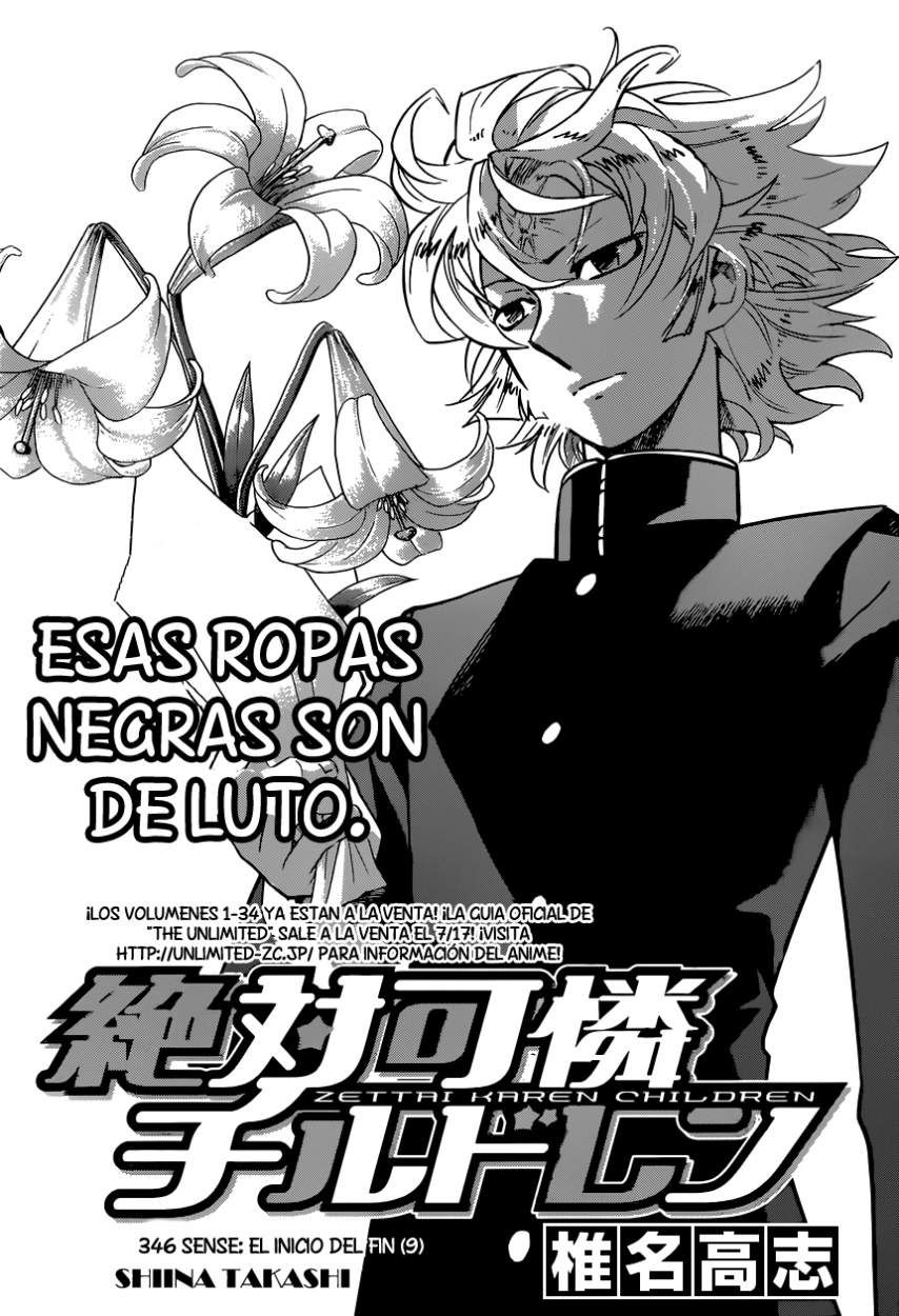 Zettai Karen Children Capitulo 346 página 2