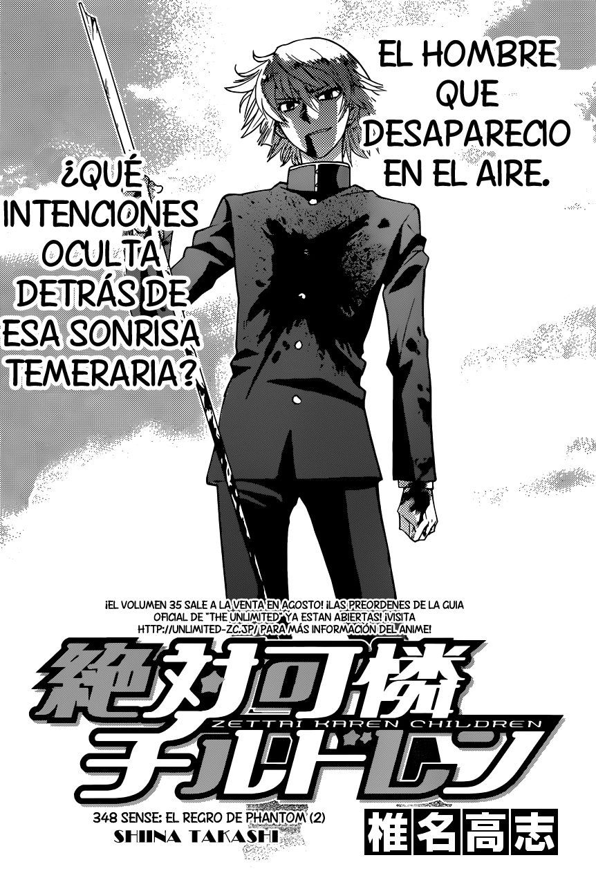 Zettai Karen Children Capitulo 348 página 2