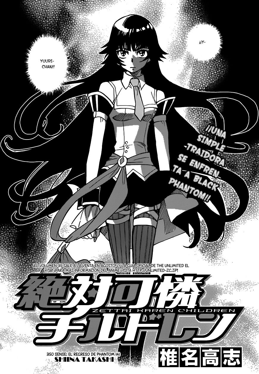 Zettai Karen Children Capitulo 350 página 3
