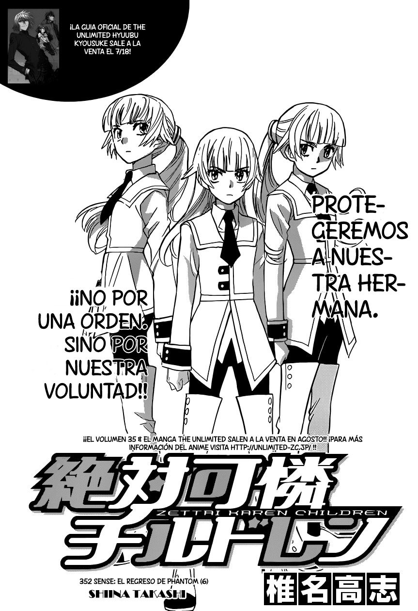 Zettai Karen Children Capitulo 352 página 2
