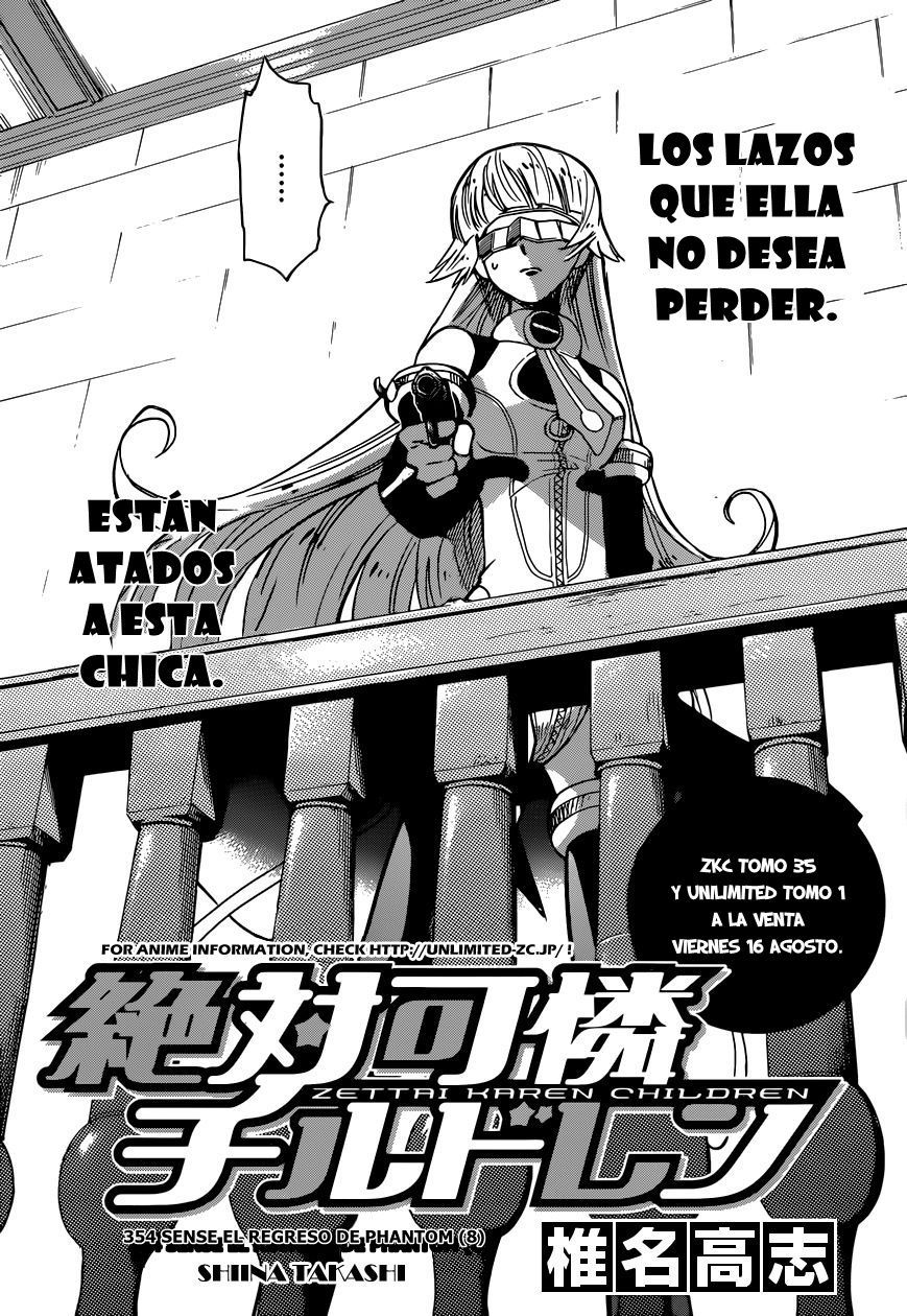 Zettai Karen Children Capitulo 354 página 2