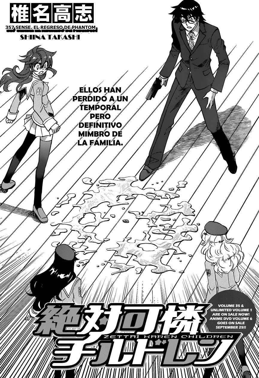 Zettai Karen Children Capitulo 357 página 2