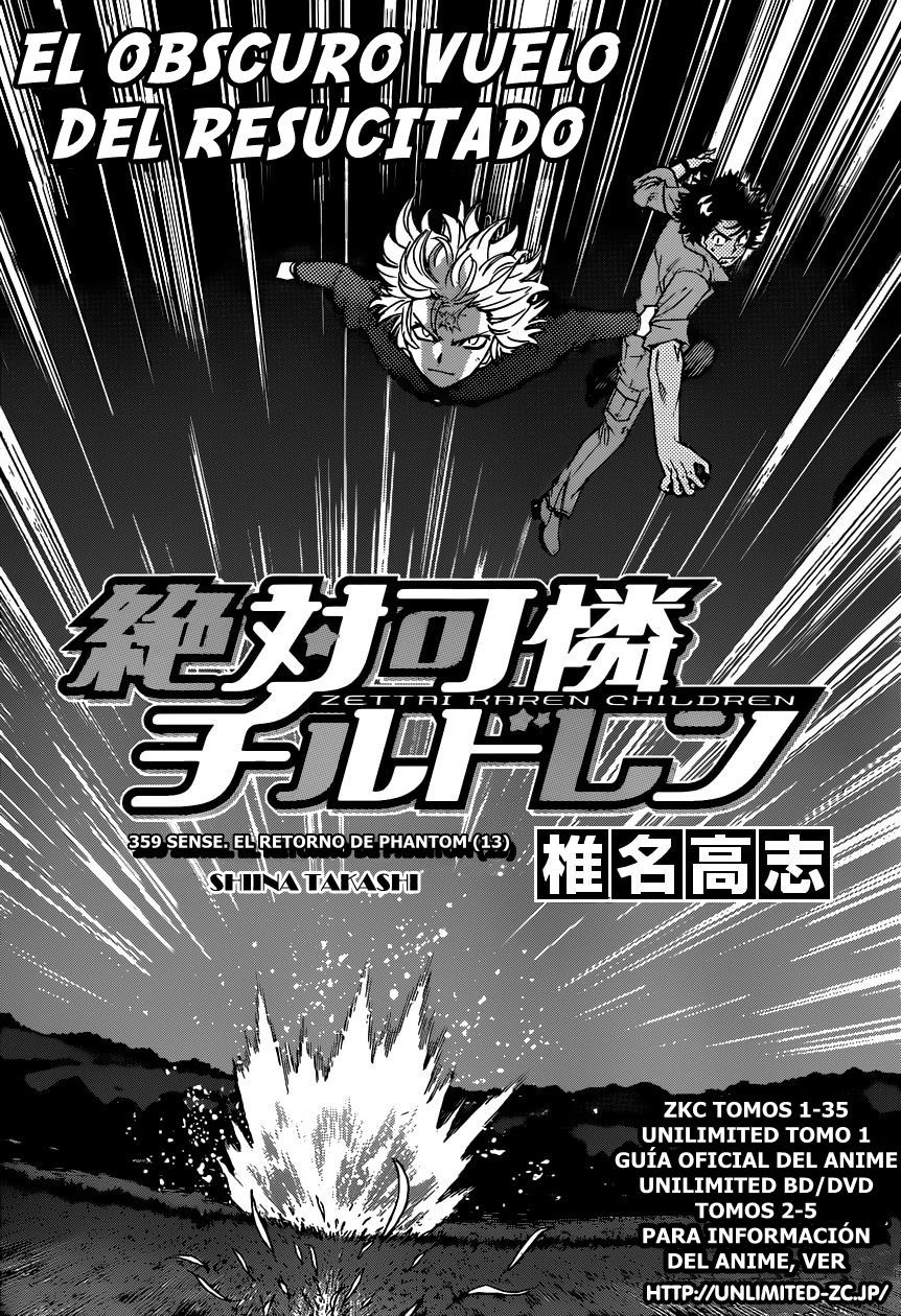 Zettai Karen Children Capitulo 359 página 2