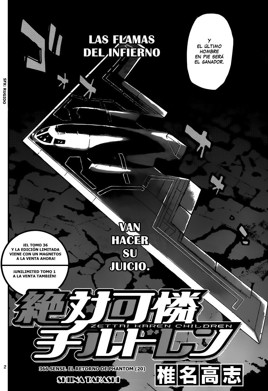 Zettai Karen Children Capitulo 366 página 2