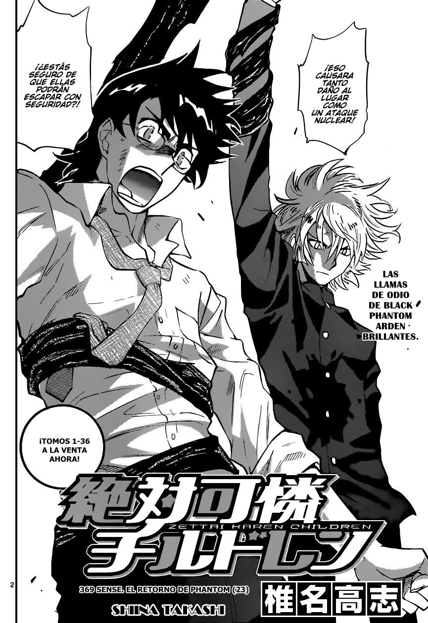 Zettai Karen Children Capitulo 369 página 2