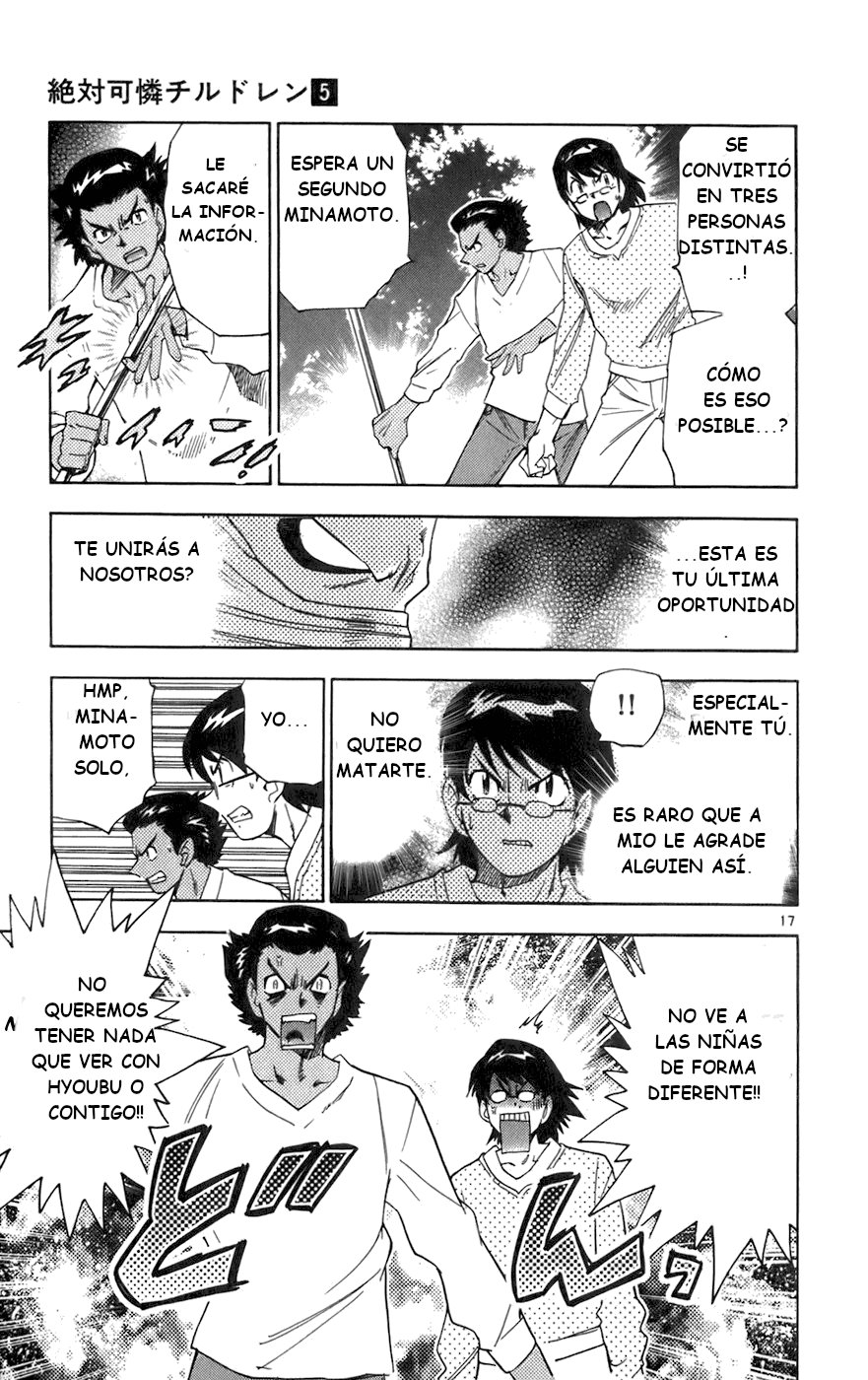 Zettai Karen Children Capitulo 42: El mensajero de P.A.N.D.O.R.A. (3) página 16