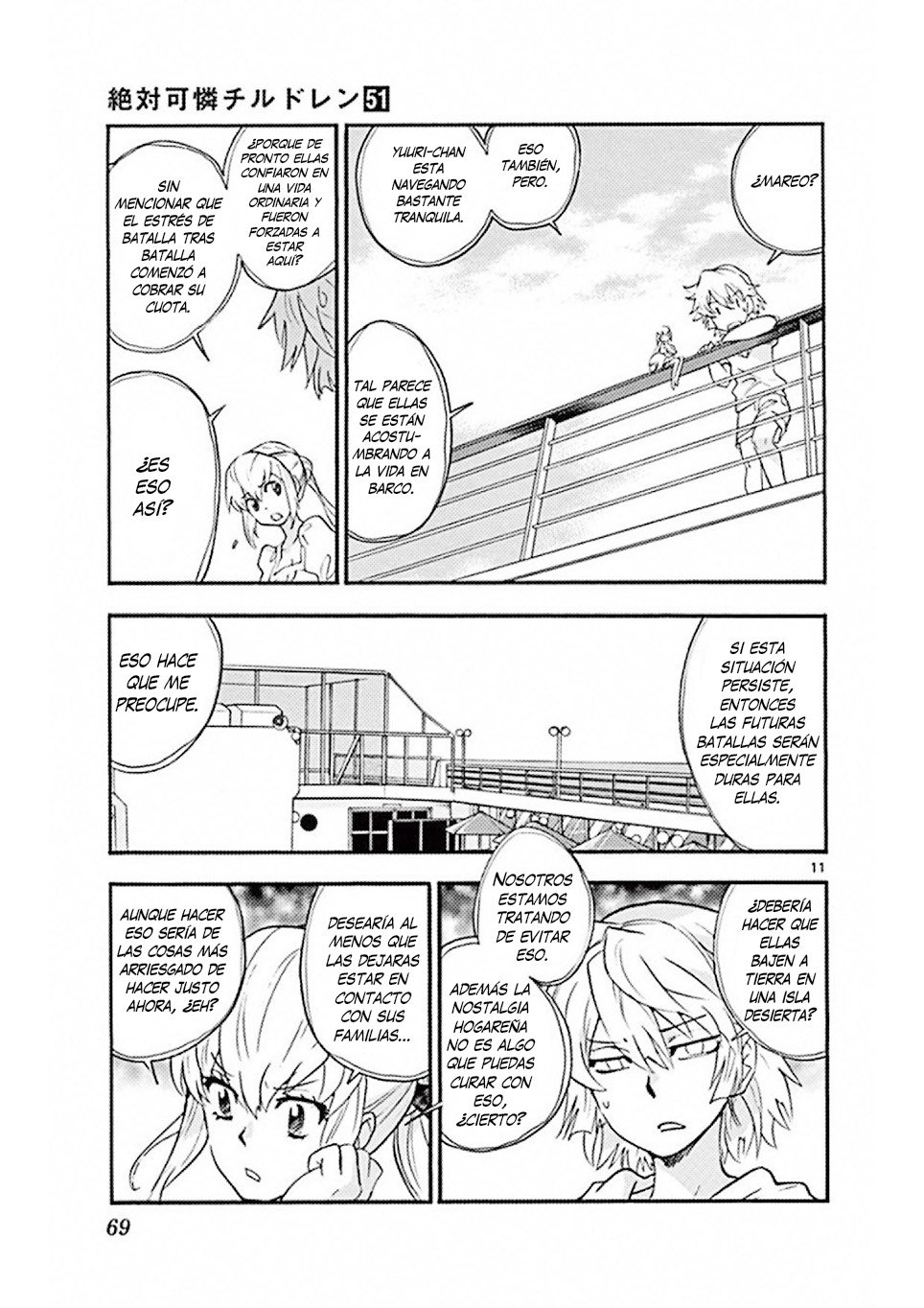 Zettai Karen Children Capitulo 490: Después De La Guerra, Yo Vuelvo A Casa. página 11