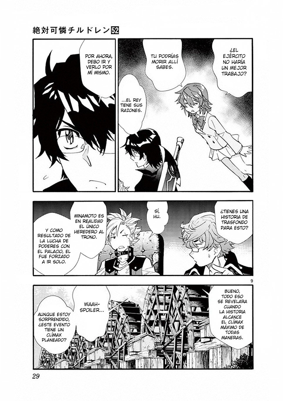 Zettai Karen Children Capitulo 498 página 9