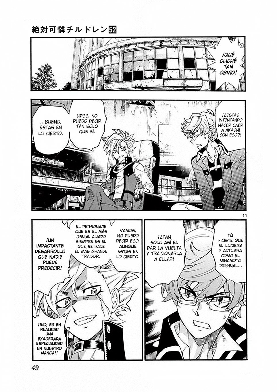 Zettai Karen Children Capitulo 499 página 11