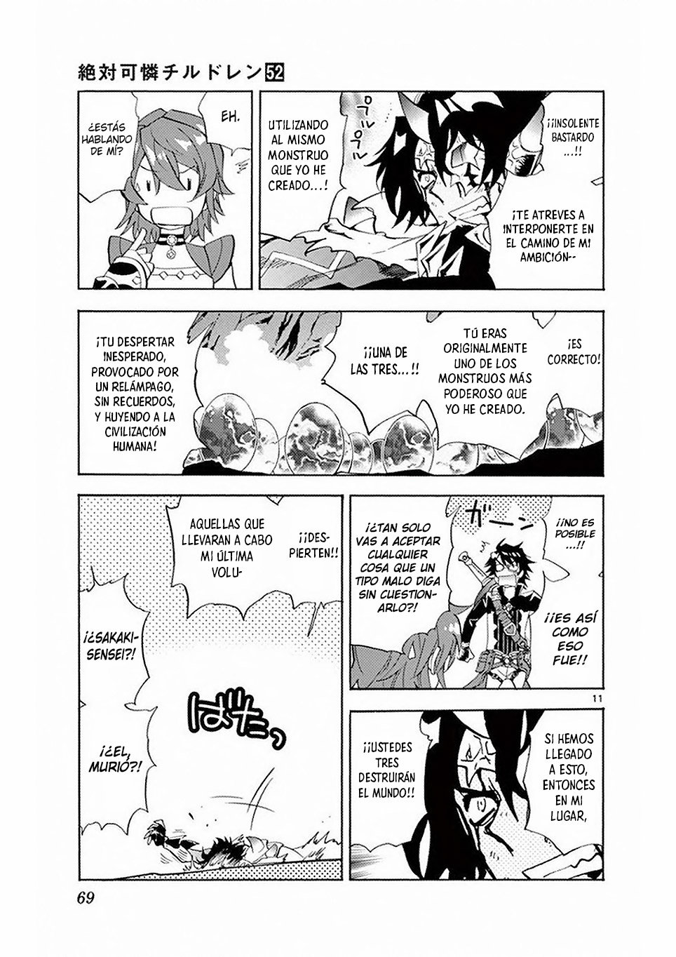 Zettai Karen Children Capitulo 500 página 11