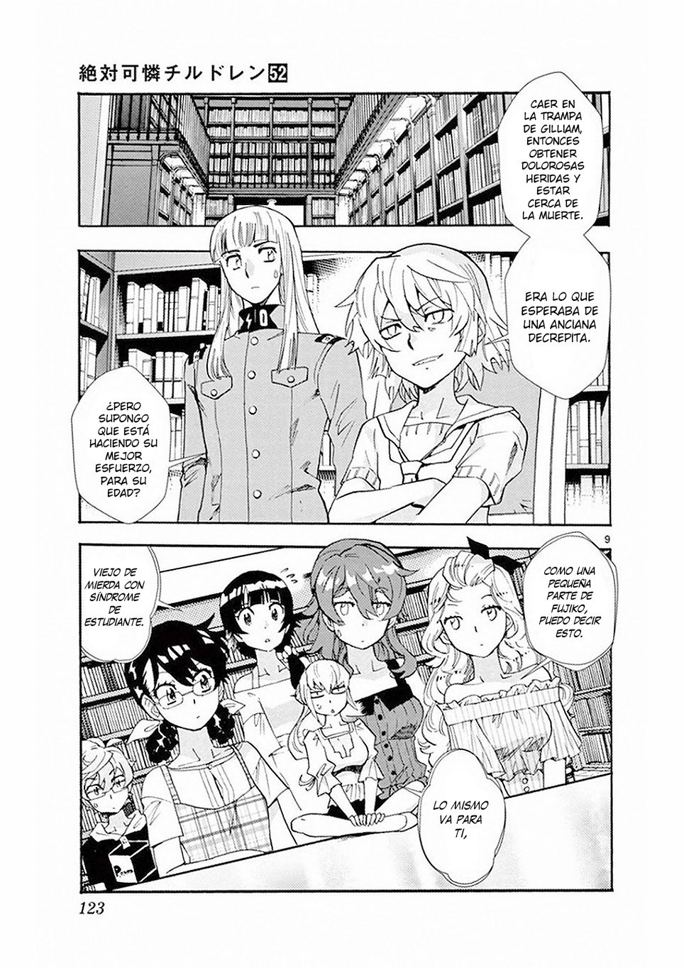 Zettai Karen Children Capitulo 503: Hasta Que La Ultima Arma Sea Disparada (1) página 9