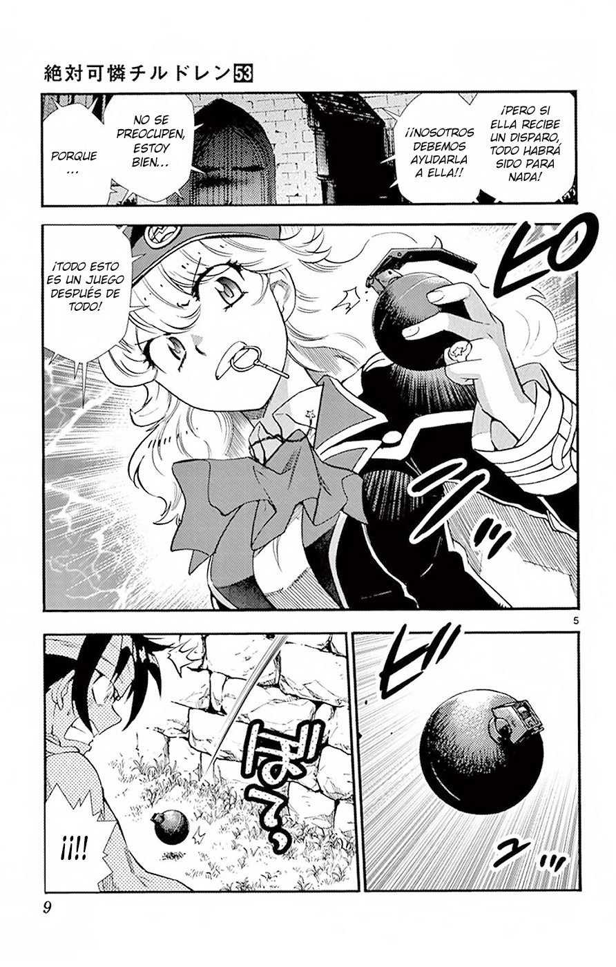 Zettai Karen Children Capitulo 507: Hasta Que La Ultima Arma Sea Disparada (5) página 8