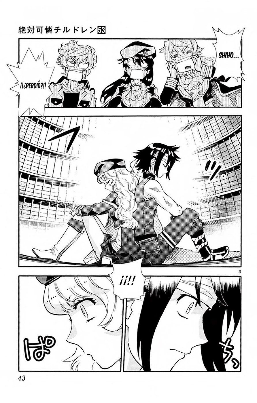 Zettai Karen Children Capitulo 509: Hasta Que La Ultima Arma Sea Disparada (7) página 3