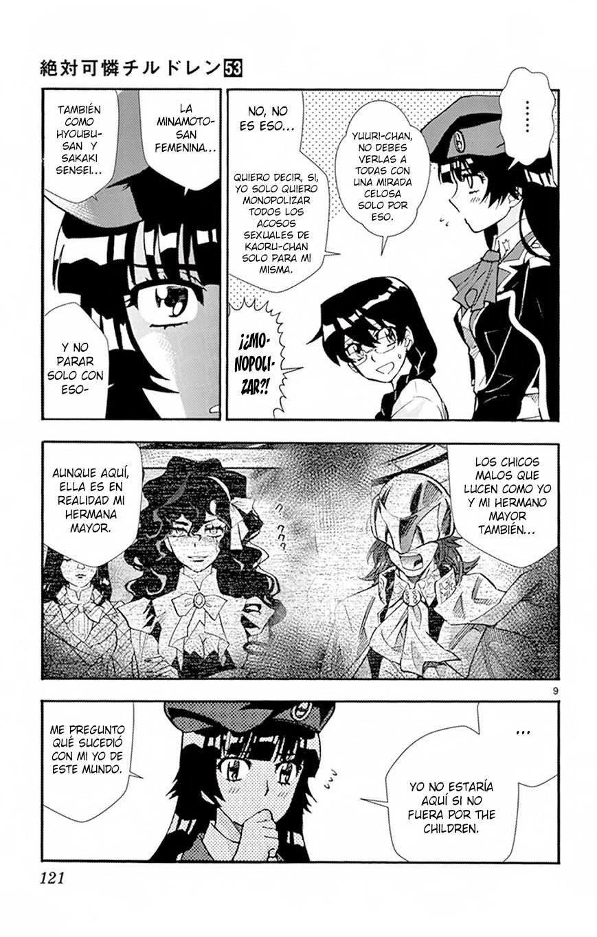 Zettai Karen Children Capitulo 513: Children A Través Del Espejo (4) página 9