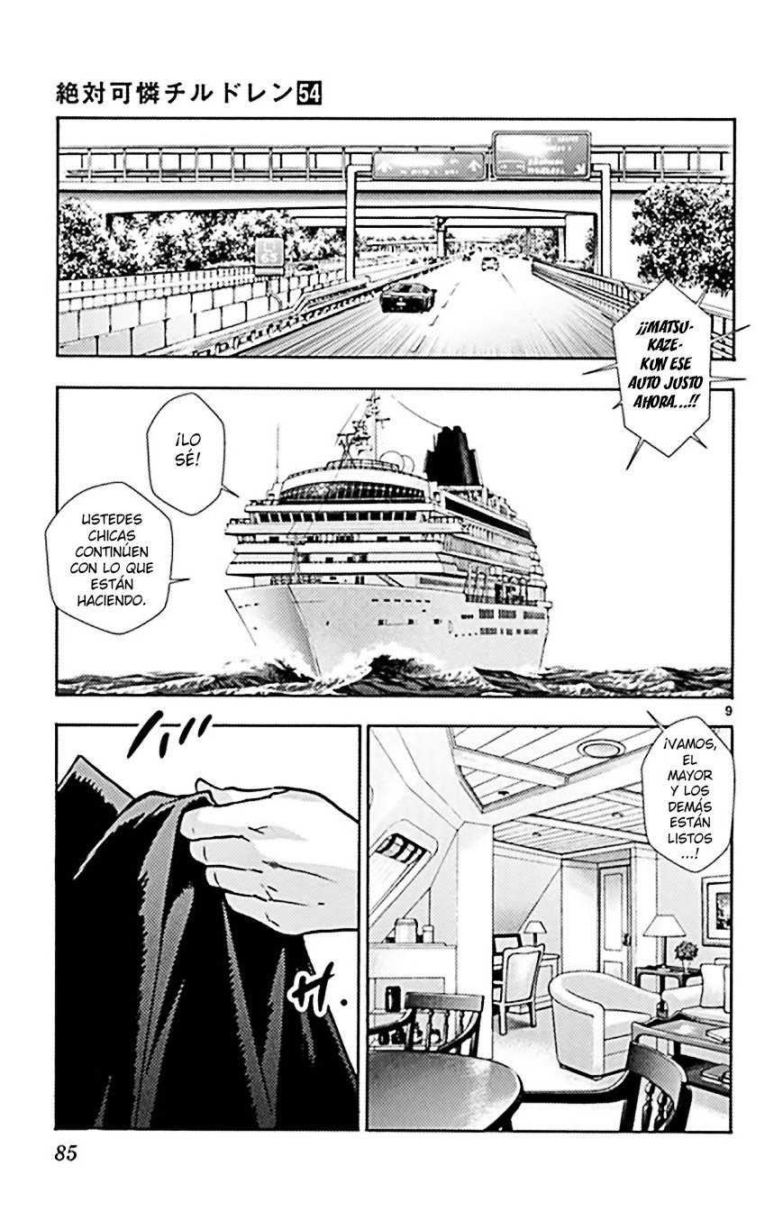 Zettai Karen Children Capitulo 521: Hermanos Obscuros (1) página 9