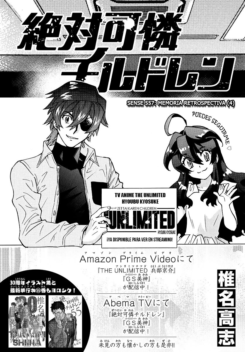 Zettai Karen Children Capitulo 557 página 3