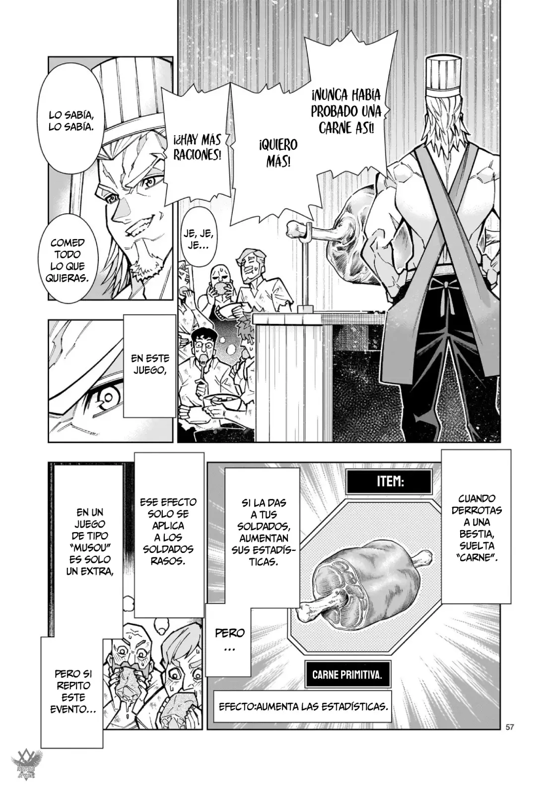 Kizuitara Musou Game No Akuyaku Shougun Datta Ken. ~Hametsu Route Wa Bucchikowasu~ Capitulo 1: Reencarnación del Asalariado. página 57