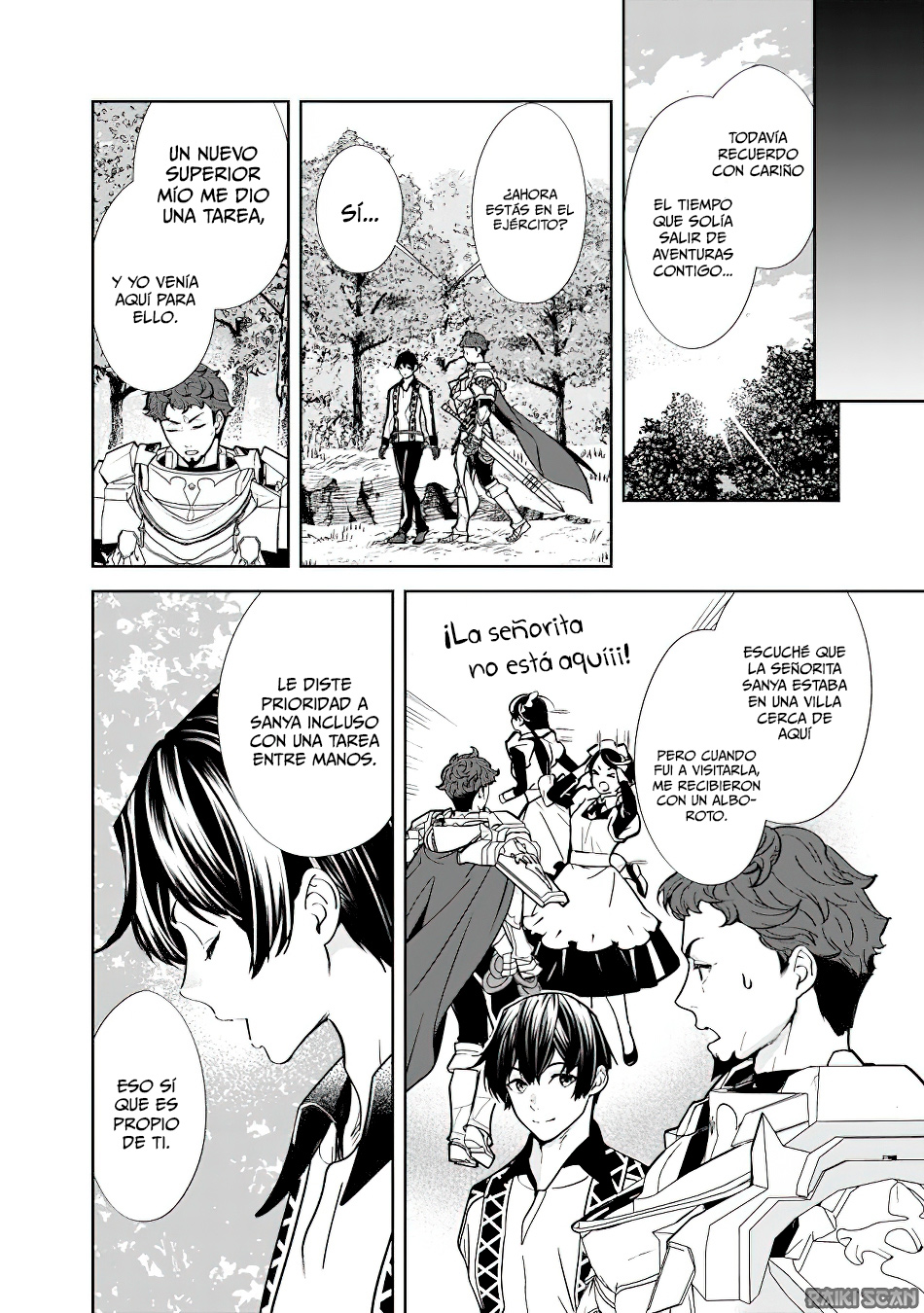 El antiguo héroe quiere una vida tranquila Capitulo 5: El antiguo héroe se reencuentra con un viejo amigo página 7