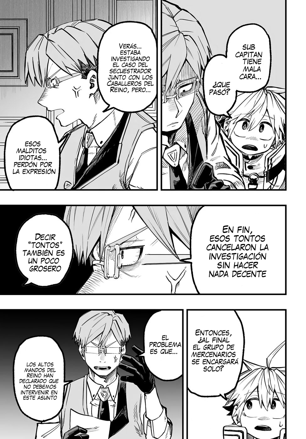 Yōheidan no Aishigo: Shinikake Koji wa Saikyō Shishō-tachi ni Sodaterareru Capitulo 10 página 28
