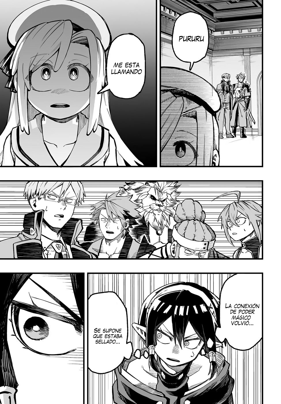 Yōheidan no Aishigo: Shinikake Koji wa Saikyō Shishō-tachi ni Sodaterareru Capitulo 11 página 32