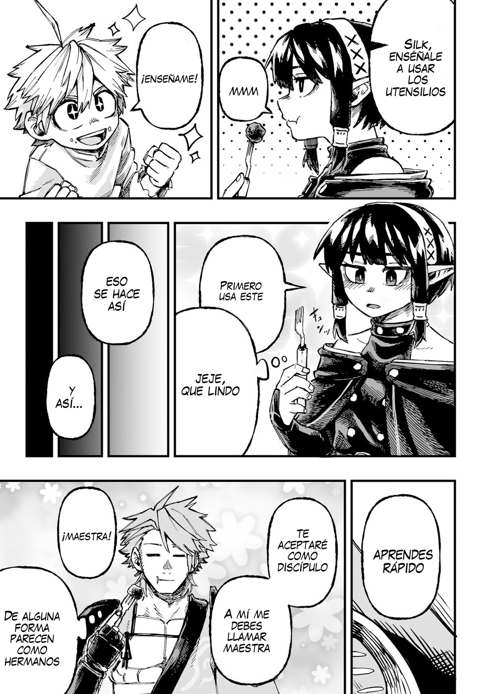 Yōheidan no Aishigo: Shinikake Koji wa Saikyō Shishō-tachi ni Sodaterareru Capitulo 2 página 10