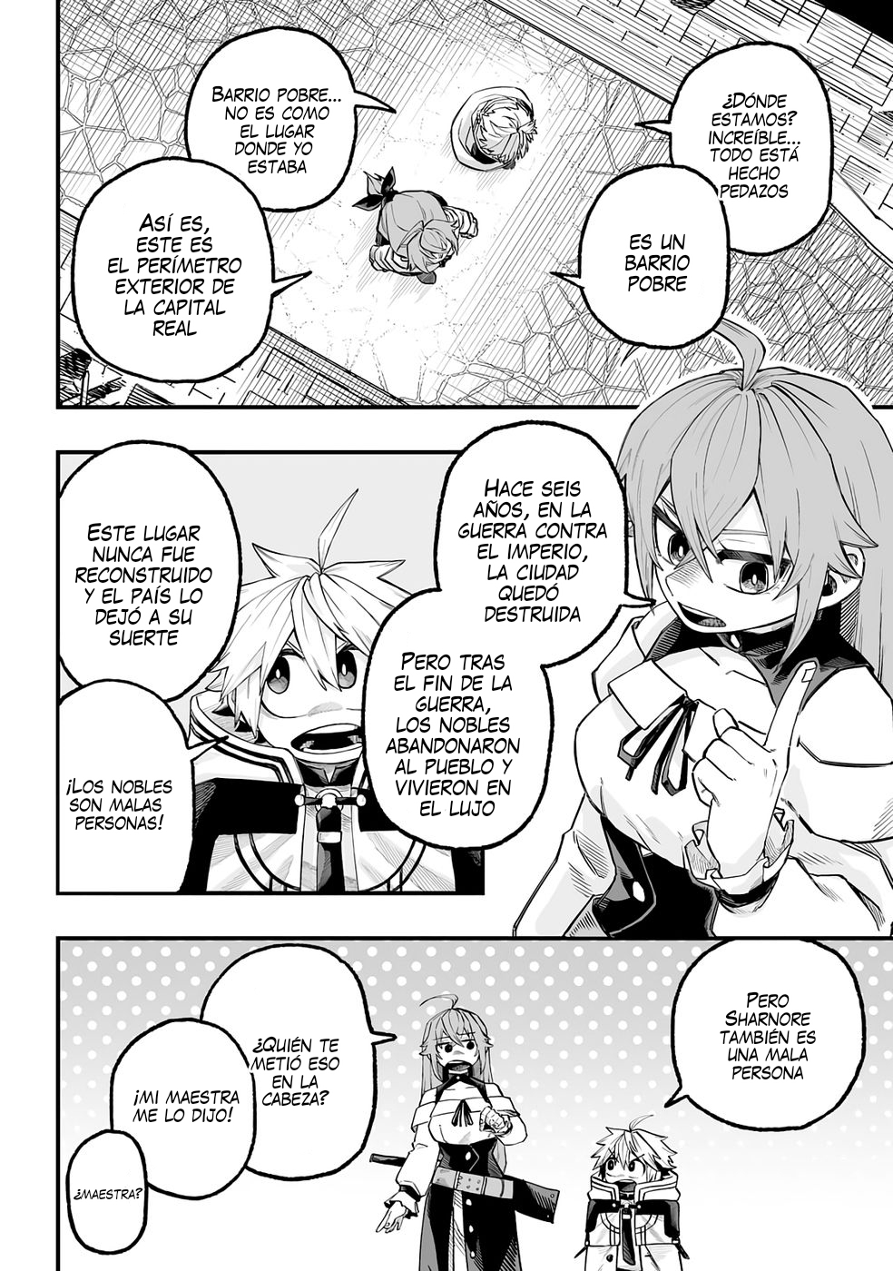Yōheidan no Aishigo: Shinikake Koji wa Saikyō Shishō-tachi ni Sodaterareru Capitulo 7 página 3