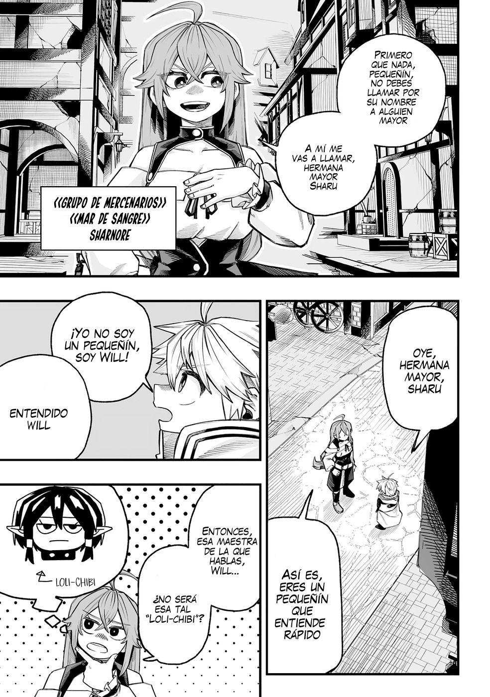 Yōheidan no Aishigo: Shinikake Koji wa Saikyō Shishō-tachi ni Sodaterareru Capitulo 7 página 4