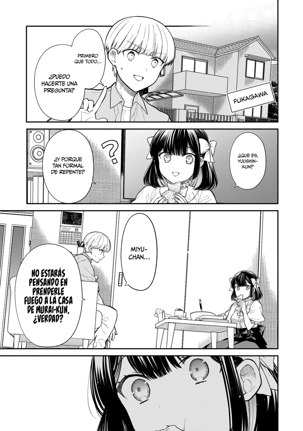Miyu-chan wa Zutto Tomodachi Capitulo 5: La casa de Murai, ardiendo en llamas página 4