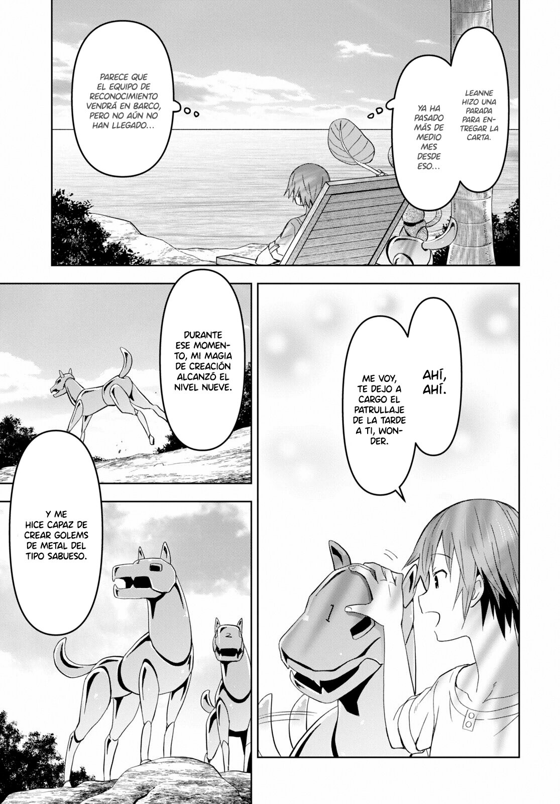 Dungeon Tou de Yadoya o Yarou! Souzou Mahou o Moratta Ore no Hosoude Hanjouki Capitulo 15 página 4