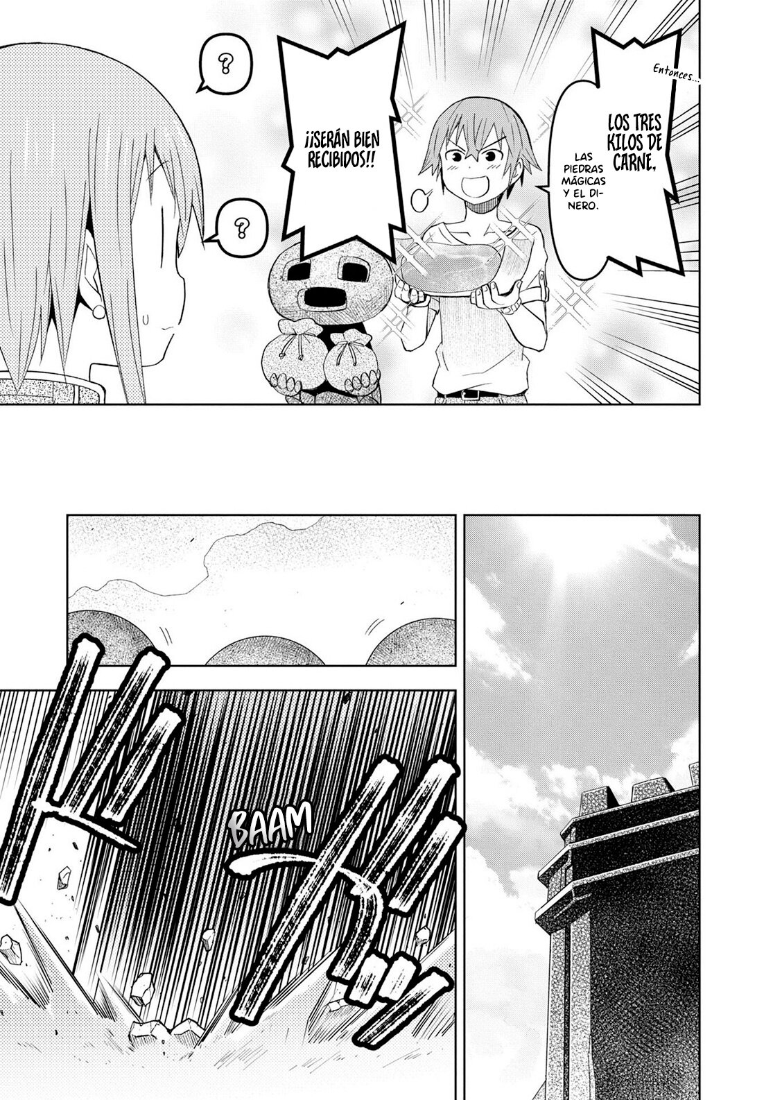 Dungeon Tou de Yadoya o Yarou! Souzou Mahou o Moratta Ore no Hosoude Hanjouki Capitulo 19: Asalto a la Mazmorra página 13