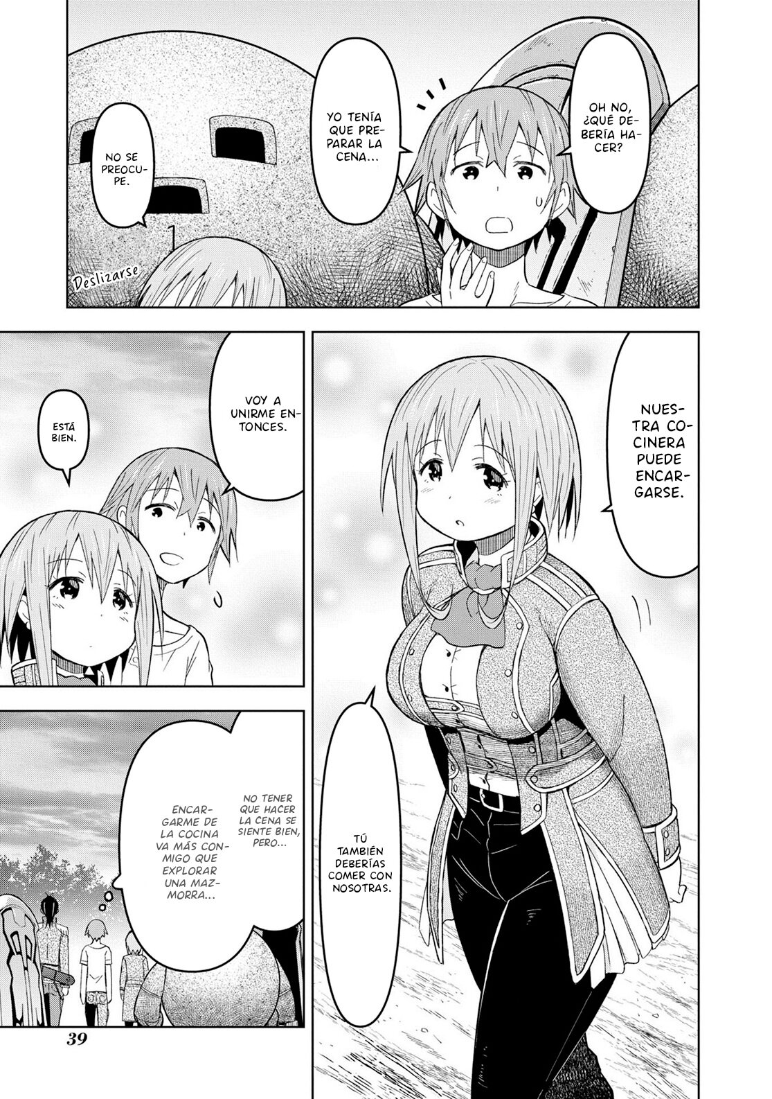 Dungeon Tou de Yadoya o Yarou! Souzou Mahou o Moratta Ore no Hosoude Hanjouki Capitulo 20: La noche donde Shiro se descontrola... página 10