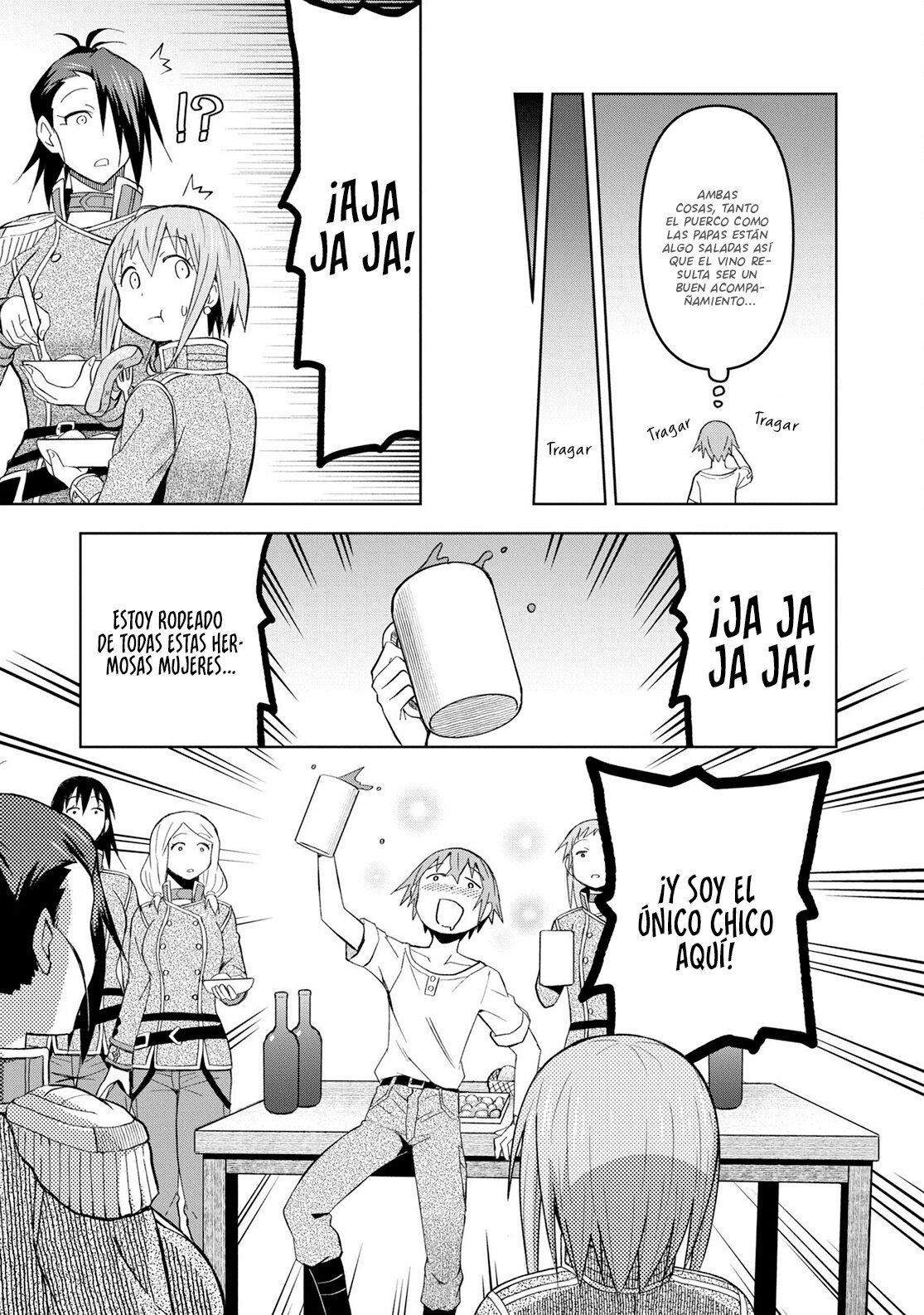 Dungeon Tou de Yadoya o Yarou! Souzou Mahou o Moratta Ore no Hosoude Hanjouki Capitulo 20: La noche donde Shiro se descontrola... página 12