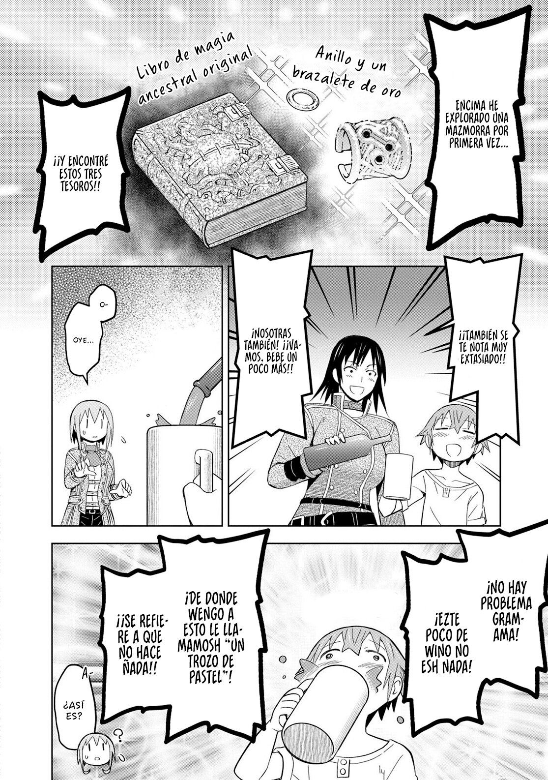 Dungeon Tou de Yadoya o Yarou! Souzou Mahou o Moratta Ore no Hosoude Hanjouki Capitulo 20: La noche donde Shiro se descontrola... página 13