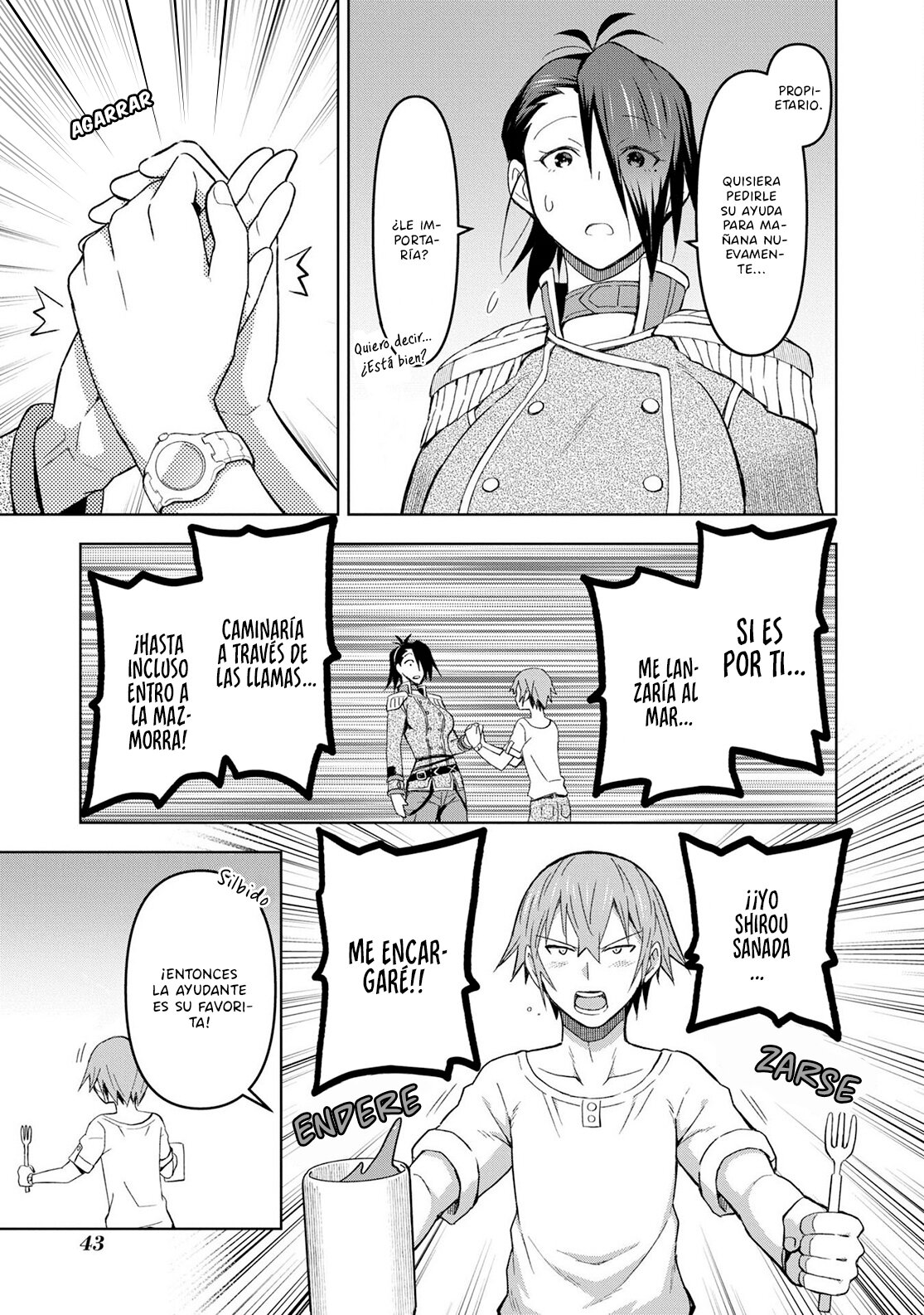 Dungeon Tou de Yadoya o Yarou! Souzou Mahou o Moratta Ore no Hosoude Hanjouki Capitulo 20: La noche donde Shiro se descontrola... página 14