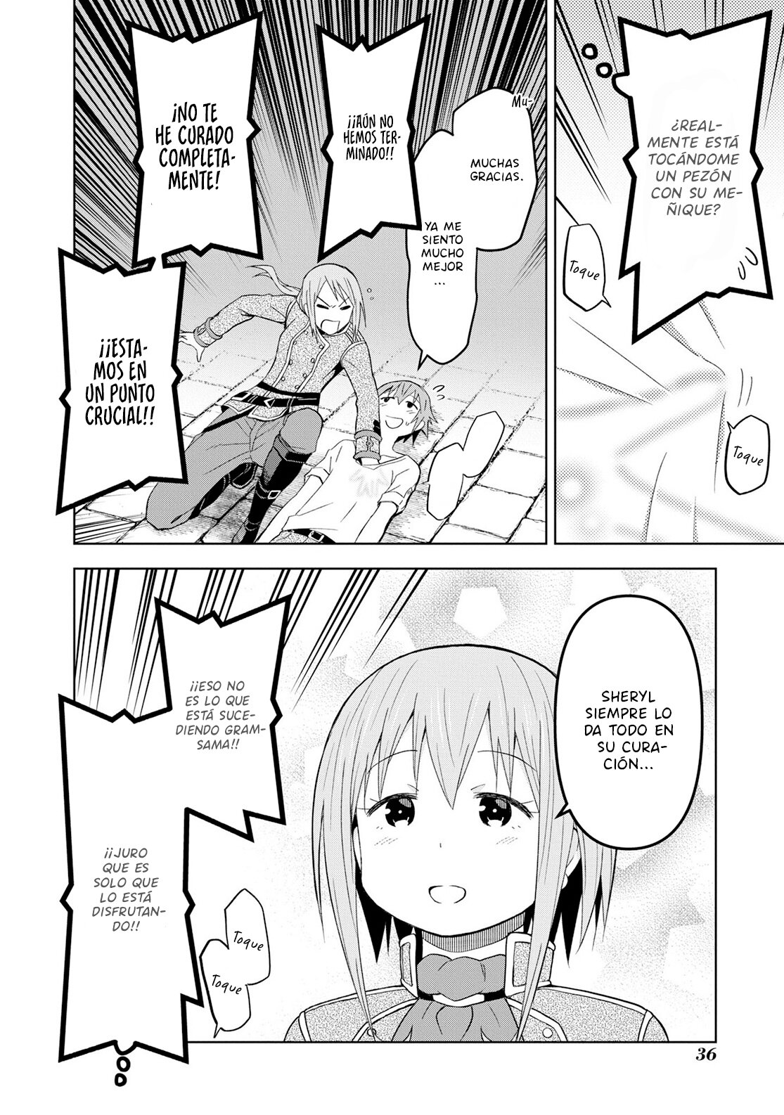 Dungeon Tou de Yadoya o Yarou! Souzou Mahou o Moratta Ore no Hosoude Hanjouki Capitulo 20: La noche donde Shiro se descontrola... página 7