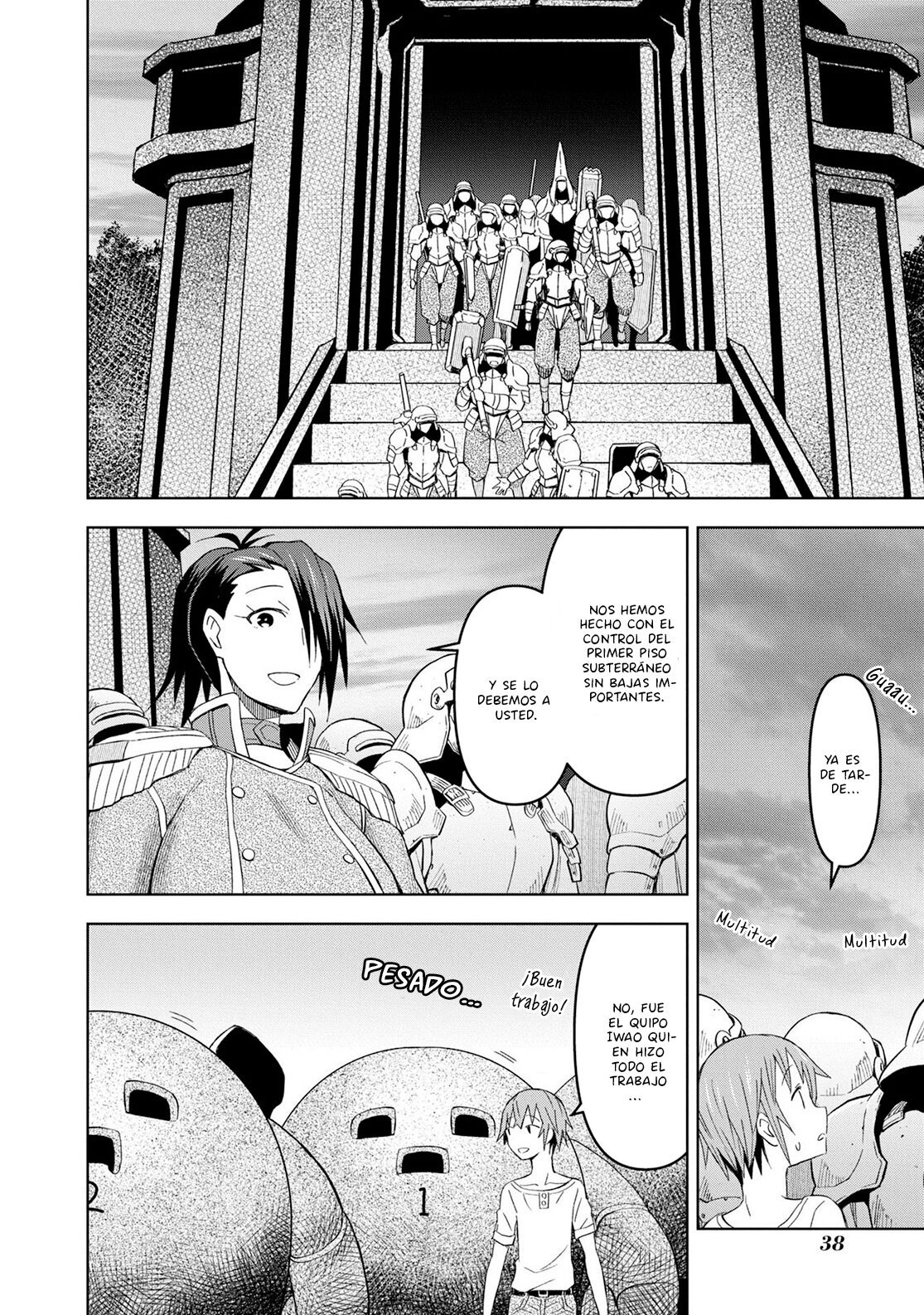 Dungeon Tou de Yadoya o Yarou! Souzou Mahou o Moratta Ore no Hosoude Hanjouki Capitulo 20: La noche donde Shiro se descontrola... página 9