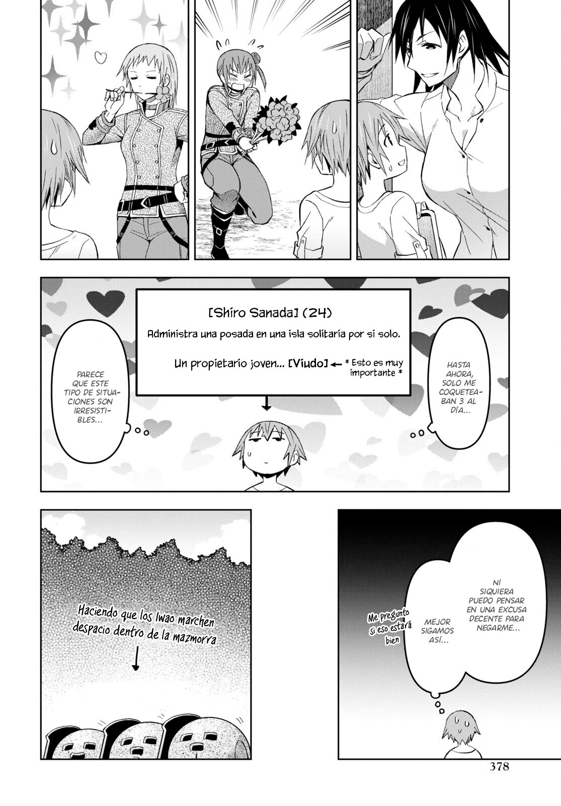 Dungeon Tou de Yadoya o Yarou! Souzou Mahou o Moratta Ore no Hosoude Hanjouki Capitulo 21: ¿Como se procede luego de una noche así? página 11