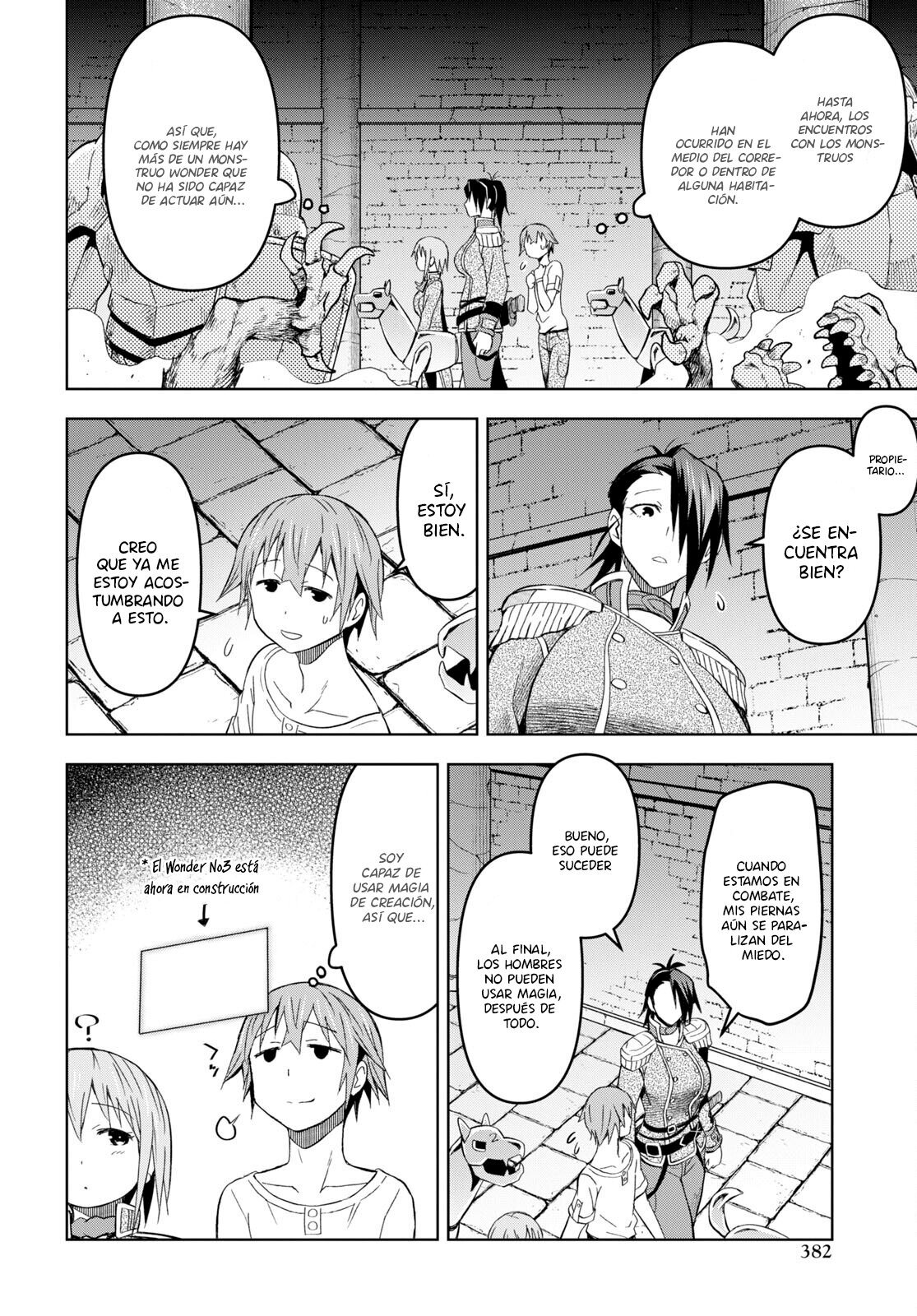 Dungeon Tou de Yadoya o Yarou! Souzou Mahou o Moratta Ore no Hosoude Hanjouki Capitulo 21: ¿Como se procede luego de una noche así? página 15