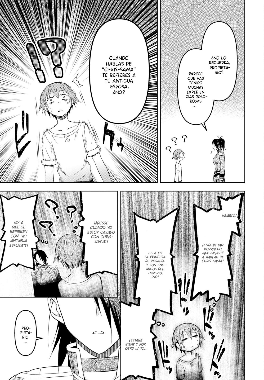 Dungeon Tou de Yadoya o Yarou! Souzou Mahou o Moratta Ore no Hosoude Hanjouki Capitulo 21: ¿Como se procede luego de una noche así? página 8