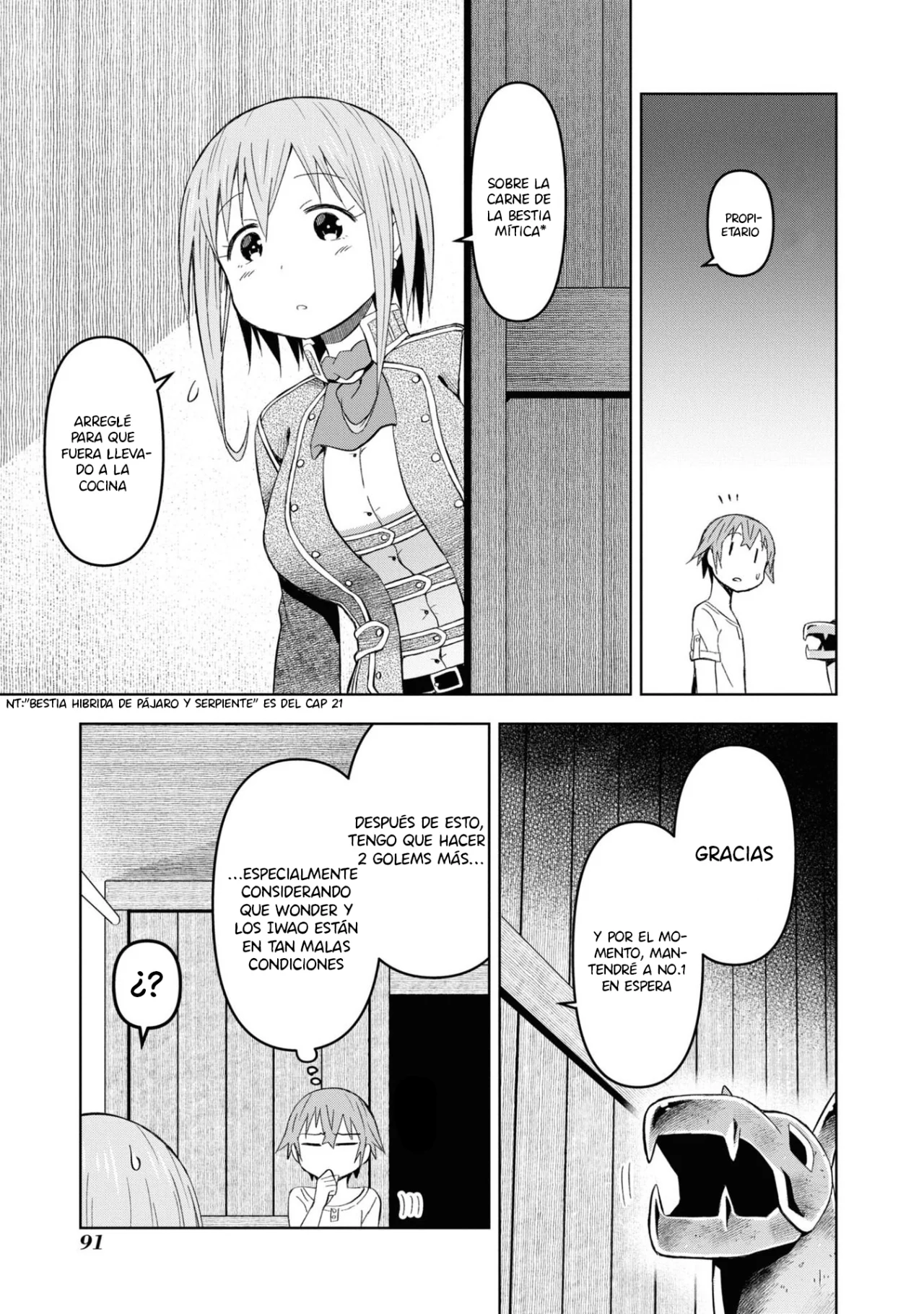 Dungeon Tou de Yadoya o Yarou! Souzou Mahou o Moratta Ore no Hosoude Hanjouki Capitulo 22 página 4