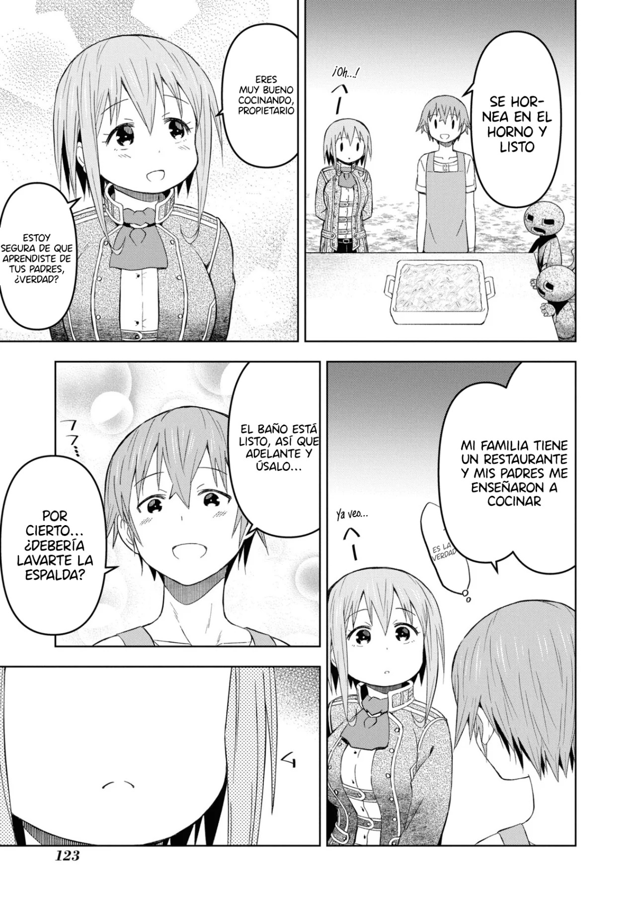 Dungeon Tou de Yadoya o Yarou! Souzou Mahou o Moratta Ore no Hosoude Hanjouki Capitulo 23 página 6