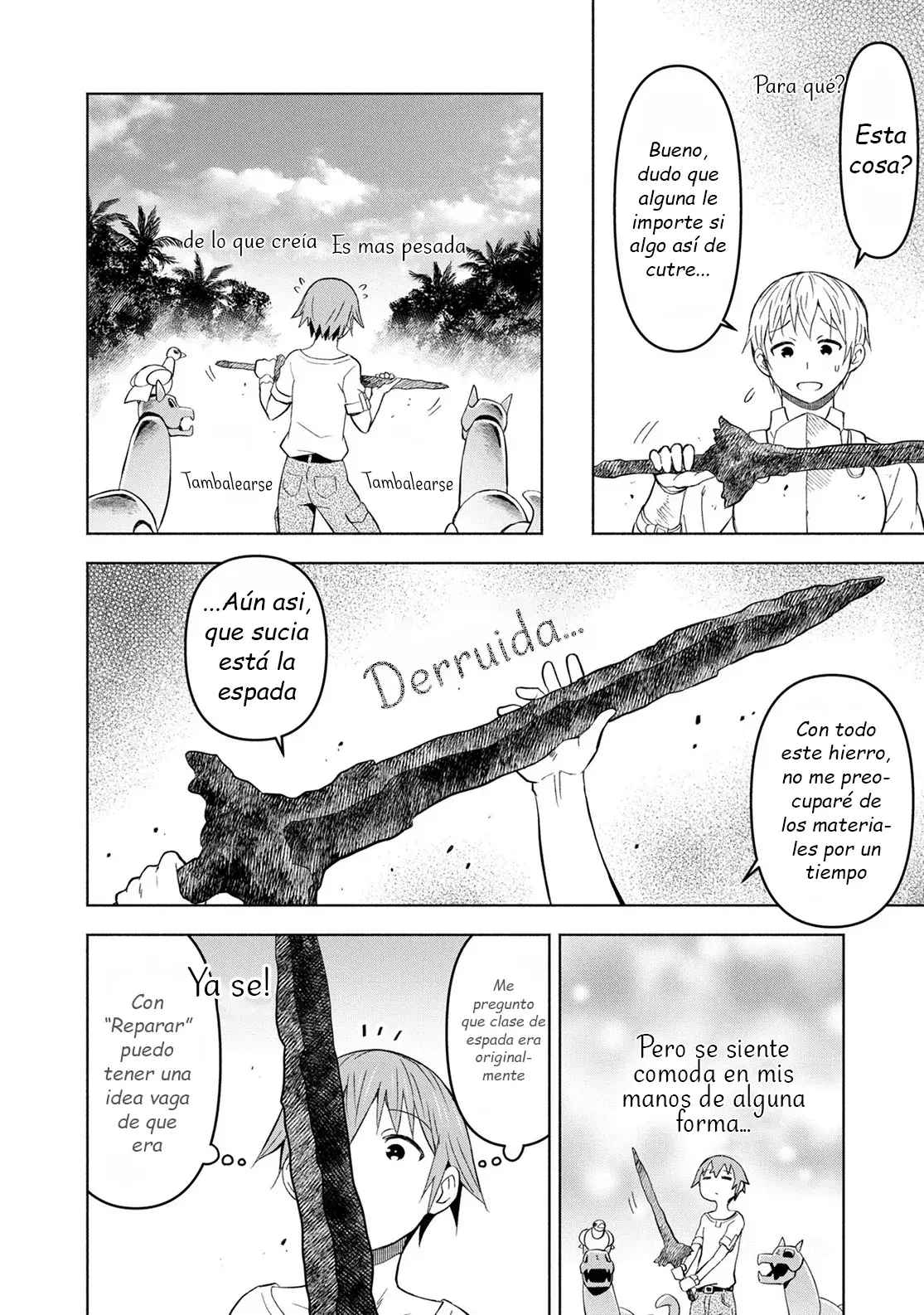 Dungeon Tou de Yadoya o Yarou! Souzou Mahou o Moratta Ore no Hosoude Hanjouki Capitulo 28 página 11