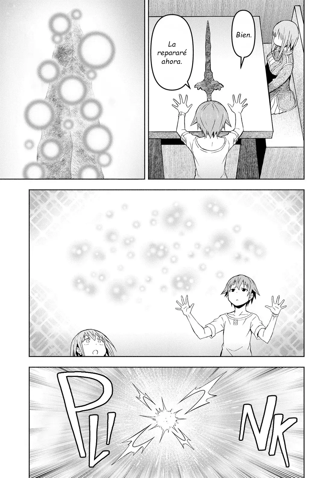 Dungeon Tou de Yadoya o Yarou! Souzou Mahou o Moratta Ore no Hosoude Hanjouki Capitulo 28 página 22