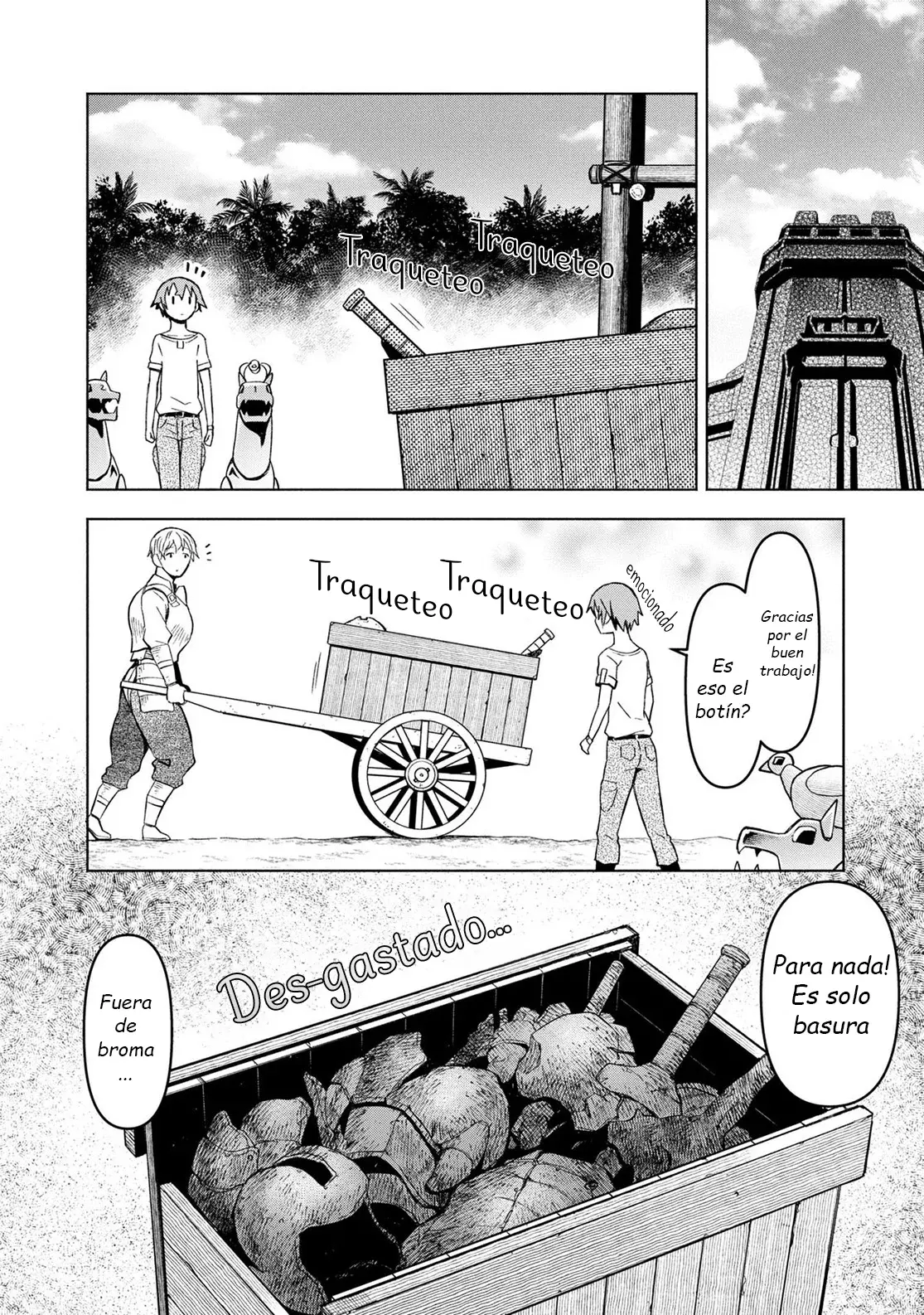 Dungeon Tou de Yadoya o Yarou! Souzou Mahou o Moratta Ore no Hosoude Hanjouki Capitulo 28 página 9